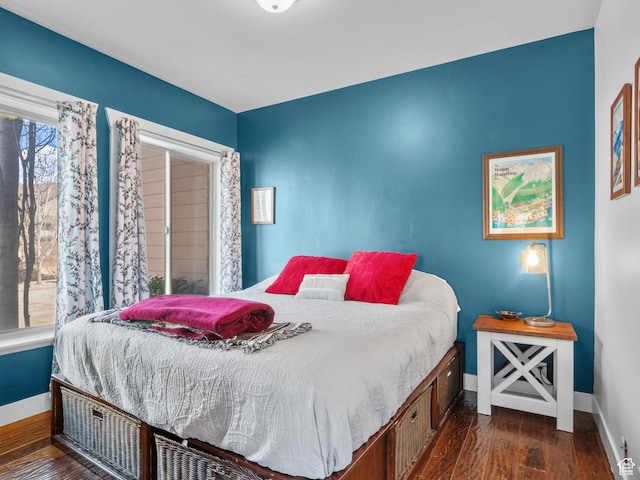 5927 Dartmouth Dr, Mountain Green, UT 84050 - bedroom featuring baseboards and hardwood / wood-style flooring