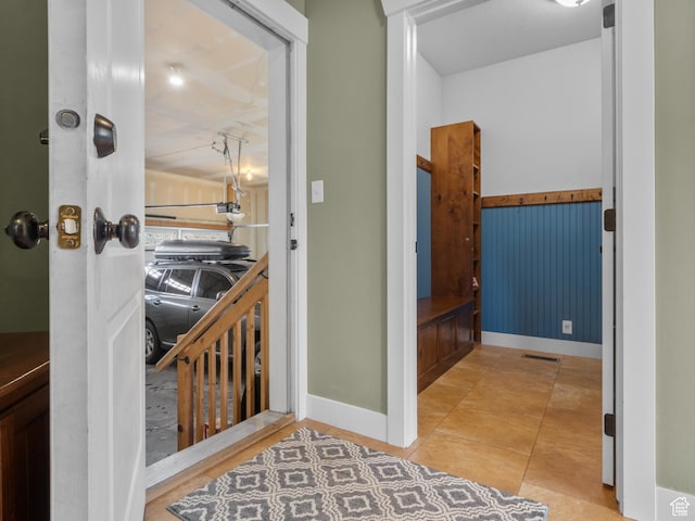 5927 Dartmouth Dr, Mountain Green, UT 84050 - tiled foyer featuring baseboards
