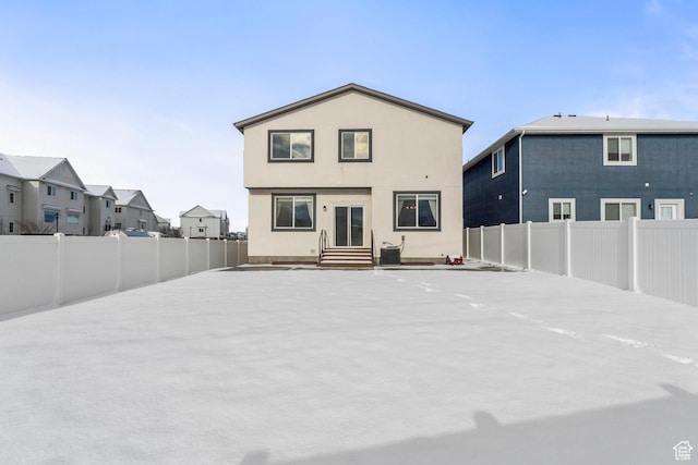 373 S 850 E, American Fork, UT 84003 - back of house with stucco siding and a fenced backyard
