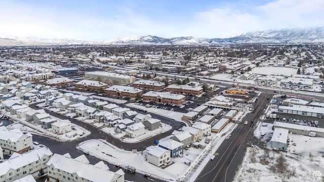 373 S 850 E, American Fork, UT 84003 - snowy aerial view featuring a residential view and a mountain view