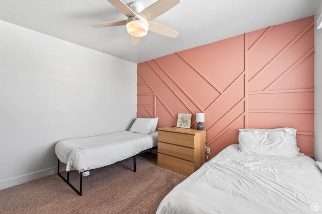373 S 850 E, American Fork, UT 84003 - bedroom with baseboards, ceiling fan, and carpet flooring