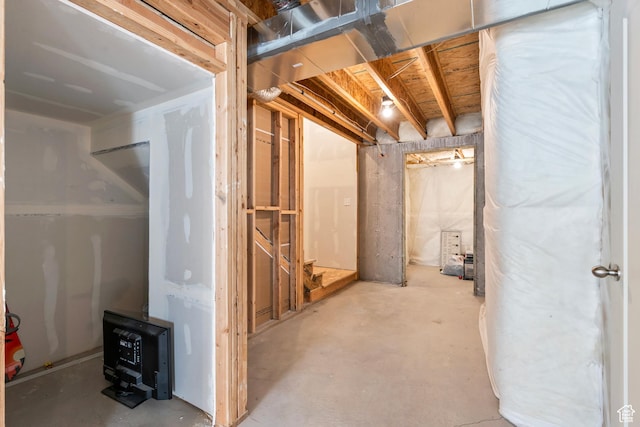 373 S 850 E, American Fork, UT 84003 - unfinished basement with a wood stove
