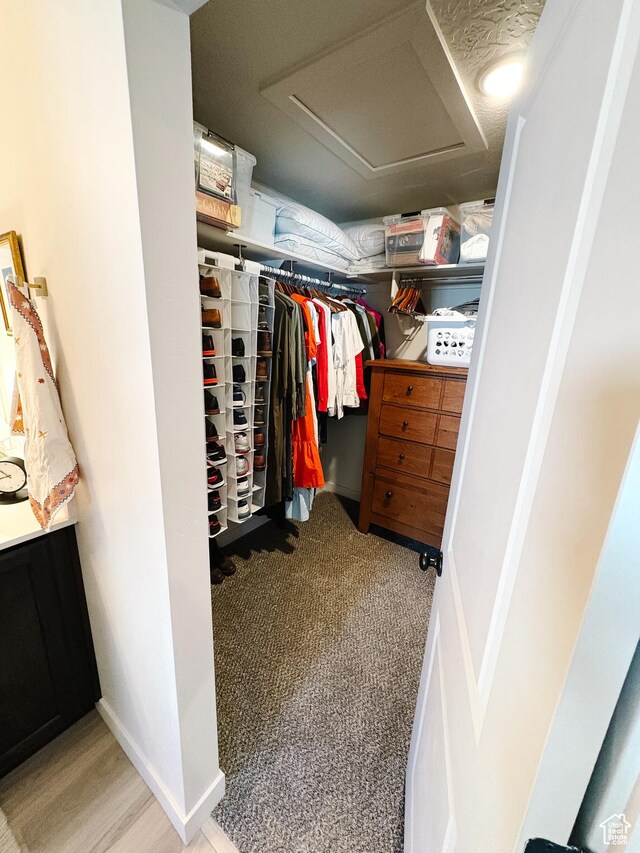 1788 N 1280 E, Payson, UT 84651 - spacious closet with attic access and carpet flooring