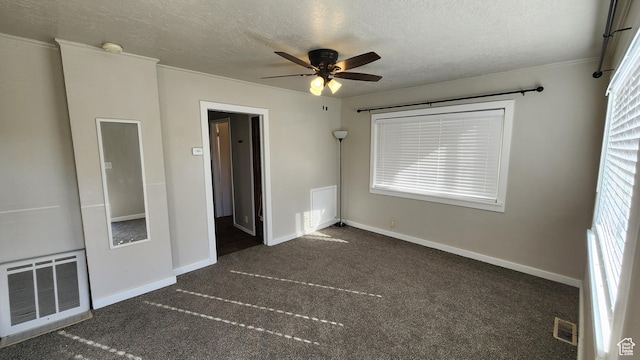 1330 N 800 W, Provo, UT 84604 - unfurnished bedroom featuring visible vents, carpet floors, a textured ceiling, and baseboards