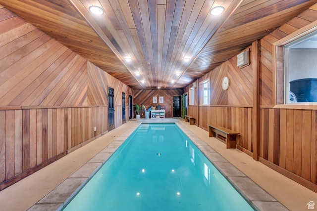 view of indoor pool