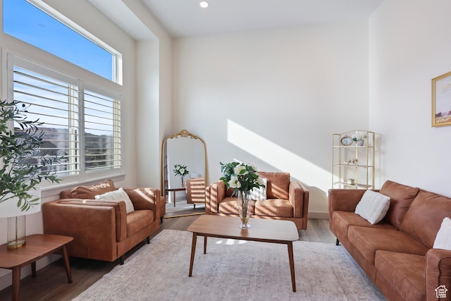 14653 S Annika Run Dr Unit 17, Herriman, UT 84096 - living area with recessed lighting and wood finished floors