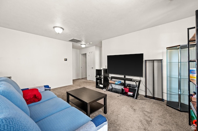 422 N Hodges Ln, Salt Lake City, UT 84116 - living room with visible vents, carpet flooring, and baseboards