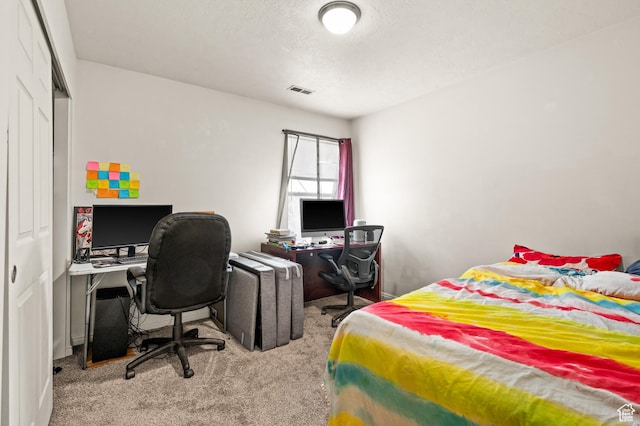 422 N Hodges Ln, Salt Lake City, UT 84116 - bedroom with visible vents, a closet, and carpet floors