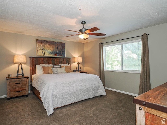1230 E Privet Dr Unit 214, Salt Lake City, UT 84121 - carpeted bedroom featuring baseboards and ceiling fan