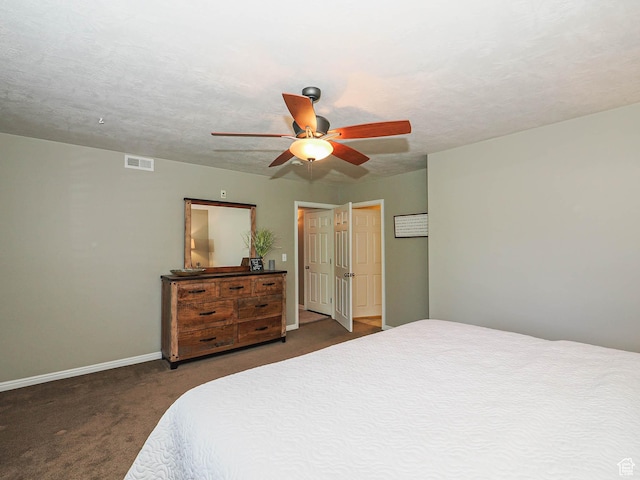 1230 E Privet Dr Unit 214, Salt Lake City, UT 84121 - carpeted bedroom with baseboards and a ceiling fan