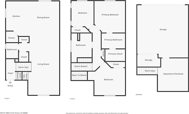 1073 E 1060 S, Provo, UT 84606 - floor plan