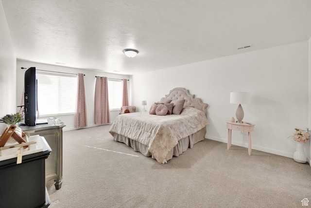 8813 S Bornite Rd, West Jordan, UT 84081 - bedroom featuring light colored carpet, baseboards, and visible vents