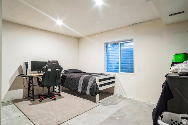 5731 W Osprey Dr, Stansbury Park, UT 84074 - bedroom featuring unfinished concrete flooring