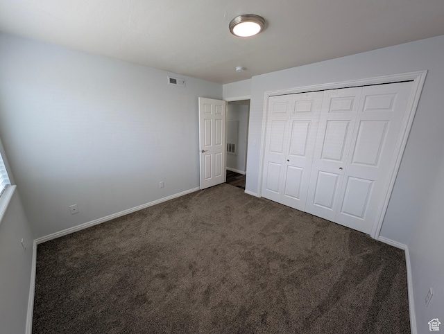 577 N 100 W Unit 102, Provo, UT 84601 - unfurnished bedroom featuring carpet floors, a closet, baseboards, and visible vents