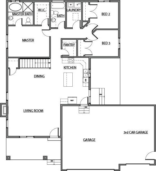 437 W 1910 N Unit 317, Tooele, UT 84074 - floor plan