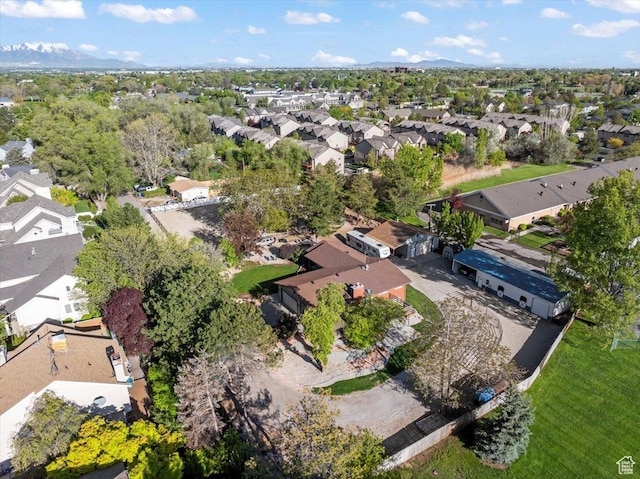 1411 E Elm Leaf Cv, Salt Lake City, UT 84117 - birds eye view of property with a residential view