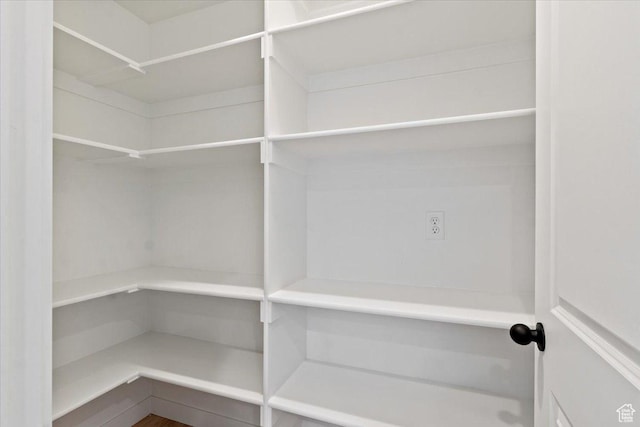 view of pantry