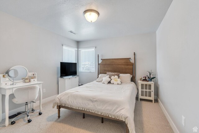 11702 S Water Brook Ct, South Jordan, UT 84095 - bedroom with carpet flooring, baseboards, and visible vents