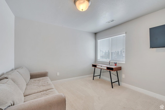 11702 S Water Brook Ct, South Jordan, UT 84095 - sitting room with carpet, visible vents, and baseboards