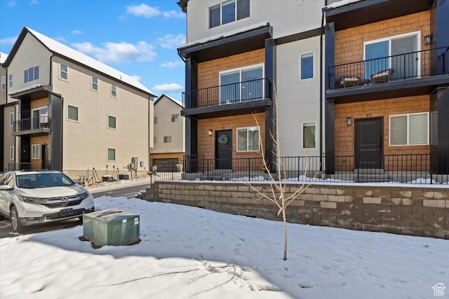 51 E Vantage Dr, North Salt Lake, UT 84054 - view of snow covered back of property