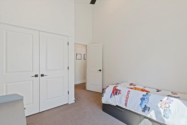 51 E Vantage Dr, North Salt Lake, UT 84054 - bedroom with carpet floors and a closet