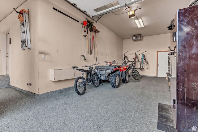 3857 S Windlass Rd W, Saratoga Springs, UT 84045 - garage featuring a garage door opener