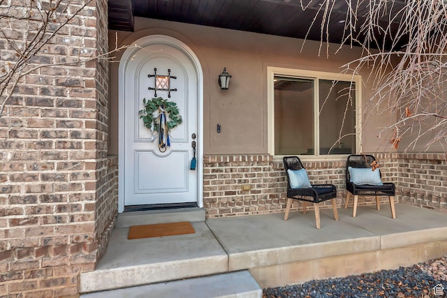 3857 S Windlass Rd W, Saratoga Springs, UT 84045 - doorway to property with brick siding