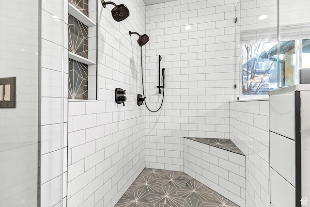 3857 S Windlass Rd W, Saratoga Springs, UT 84045 - bathroom featuring a tile shower