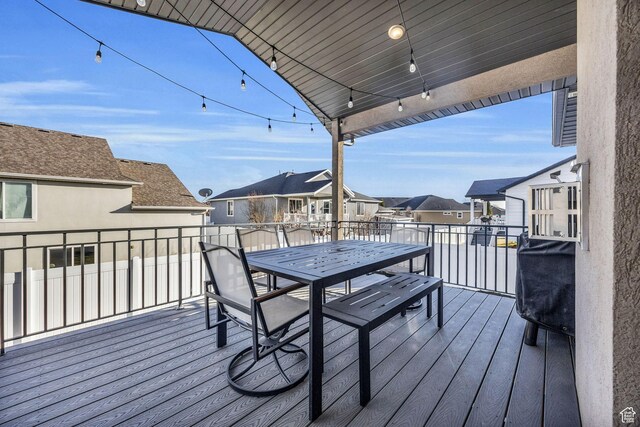 571 S 3350 W, Syracuse, UT 84075 - wooden deck featuring a residential view