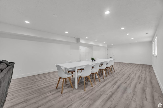 571 S 3350 W, Syracuse, UT 84075 - dining area with recessed lighting, baseboards, and light wood-style flooring