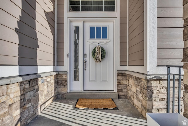 571 S 3350 W, Syracuse, UT 84075 - entrance to property featuring stone siding