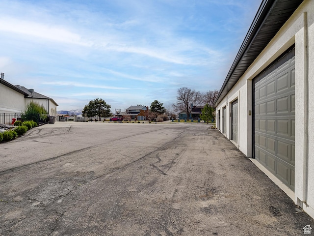 view of street with a residential view