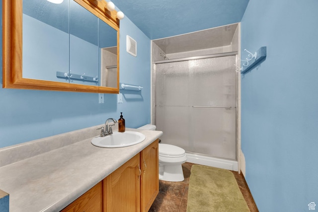 600 E 200 N, Mount Pleasant, UT 84647 - full bathroom with toilet, a stall shower, and vanity