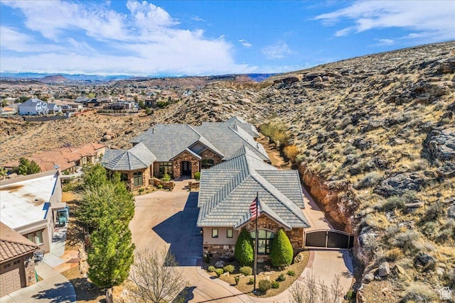 2255 S Hill Rd Unit 14, St George, UT 84790 - birds eye view of property with a mountain view