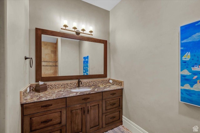 2255 S Hill Rd Unit 14, St George, UT 84790 - bathroom featuring vanity and baseboards