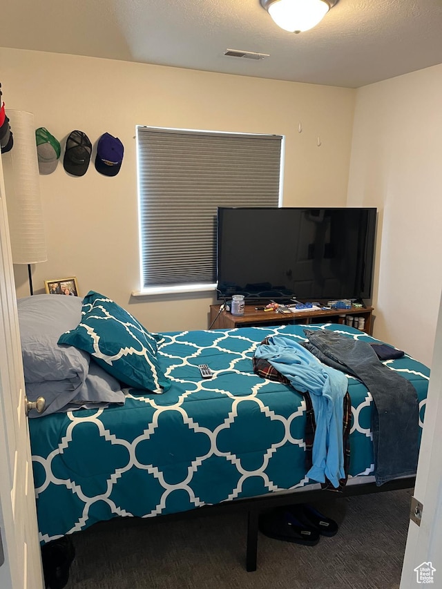 464 N 1000 E, Spanish Fork, UT 84660 - carpeted bedroom featuring visible vents and a textured ceiling