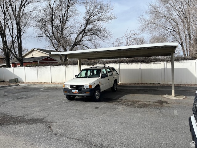 464 N 1000 E, Spanish Fork, UT 84660 - partially covered parking lot with fence