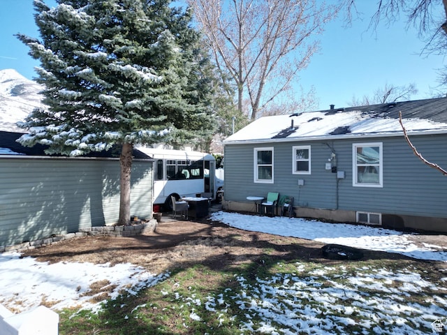 1054 34th St, Ogden, UT 84403 - view of snow covered rear of property