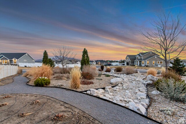 1879 E Tickville Cir, Eagle Mountain, UT 84005 - view of yard with a residential view and fence