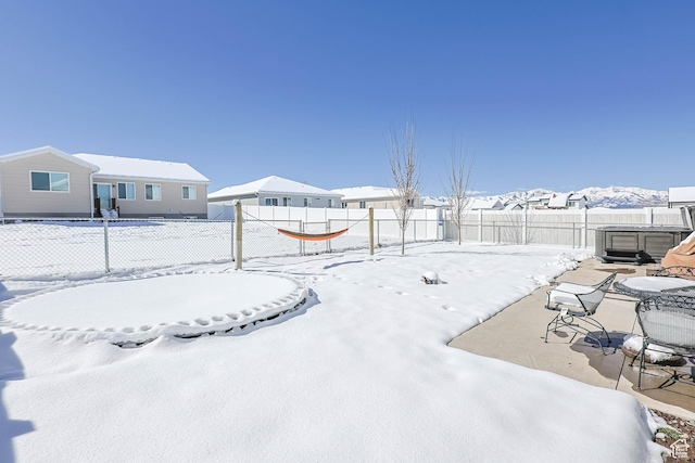 671 W 660 S, Tooele, UT 84074 - yard layered in snow featuring a fenced backyard