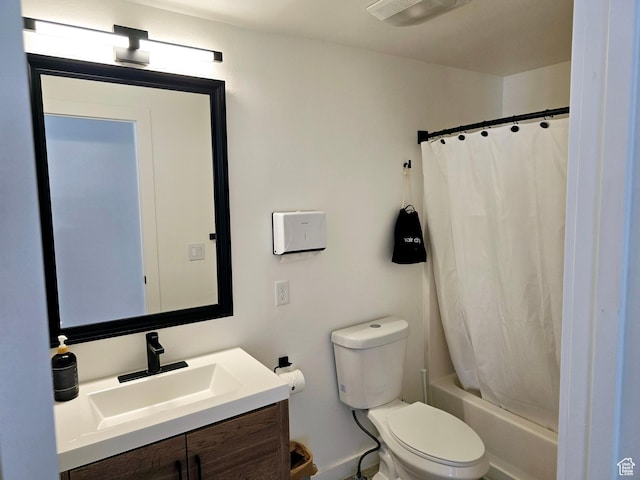 900 Bitner Rd Unit G-32, Park City, UT 84098 - full bathroom featuring toilet, shower / tub combo with curtain, and vanity