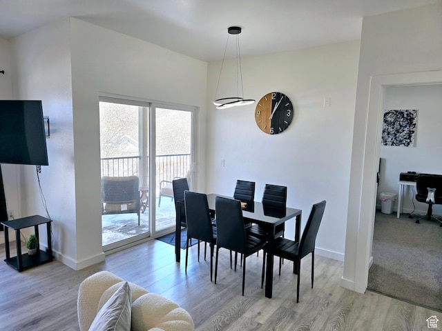 900 Bitner Rd Unit G-32, Park City, UT 84098 - dining area with baseboards and light wood finished floors