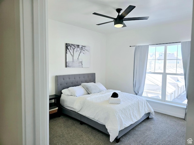900 Bitner Rd Unit G-32, Park City, UT 84098 - carpeted bedroom with baseboards and a ceiling fan