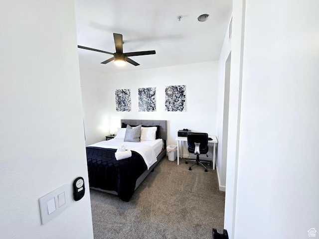 900 Bitner Rd Unit G-32, Park City, UT 84098 - bedroom featuring baseboards, carpet floors, and a ceiling fan