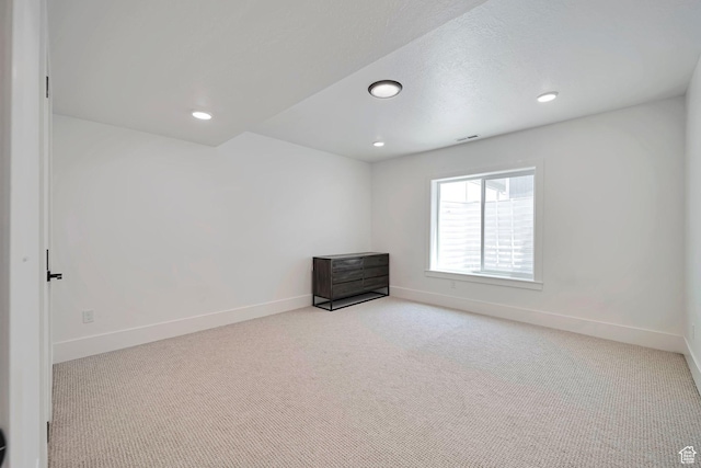 563 W Founders Blvd Unit 90, Saratoga Springs, UT 84045 - empty room with carpet floors, baseboards, and recessed lighting