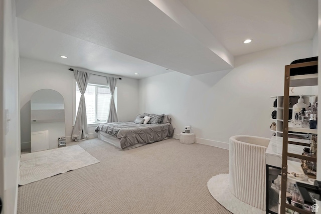 563 W Founders Blvd Unit 90, Saratoga Springs, UT 84045 - carpeted bedroom featuring recessed lighting and baseboards