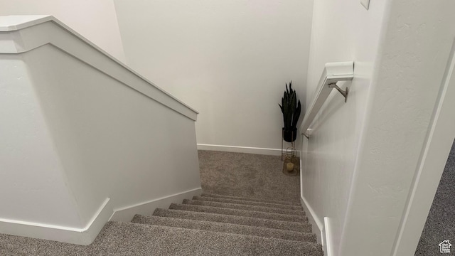 7886 S Fauna Ln W, West Jordan, UT 84081 - stairs featuring carpet and baseboards