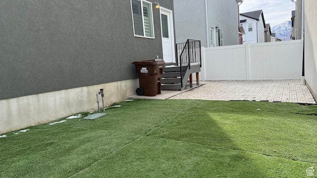 7886 S Fauna Ln W, West Jordan, UT 84081 - view of yard with a patio area and fence