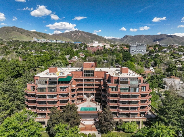 115 S 1100 E Unit 614, Salt Lake City, UT 84102 - aerial view of mountains and apartment complex