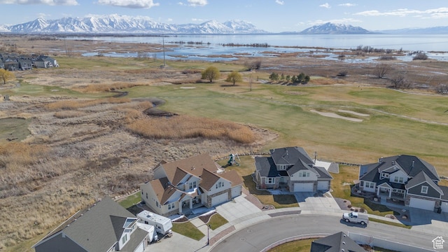777 S Lake View Dr, Vineyard, UT 84059 - birds eye view of property with a residential view and a water and mountain view